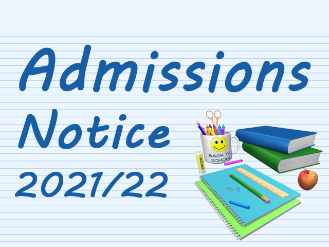 Annual Admission Notice 2021/2022